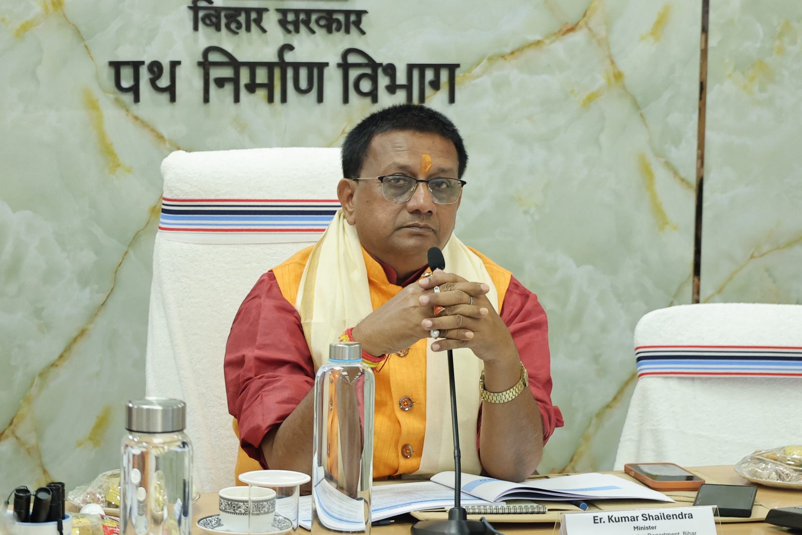बिहार में निर्माणाधीन आरओबी परियोजनाओं की प्रगति की समीक्षा