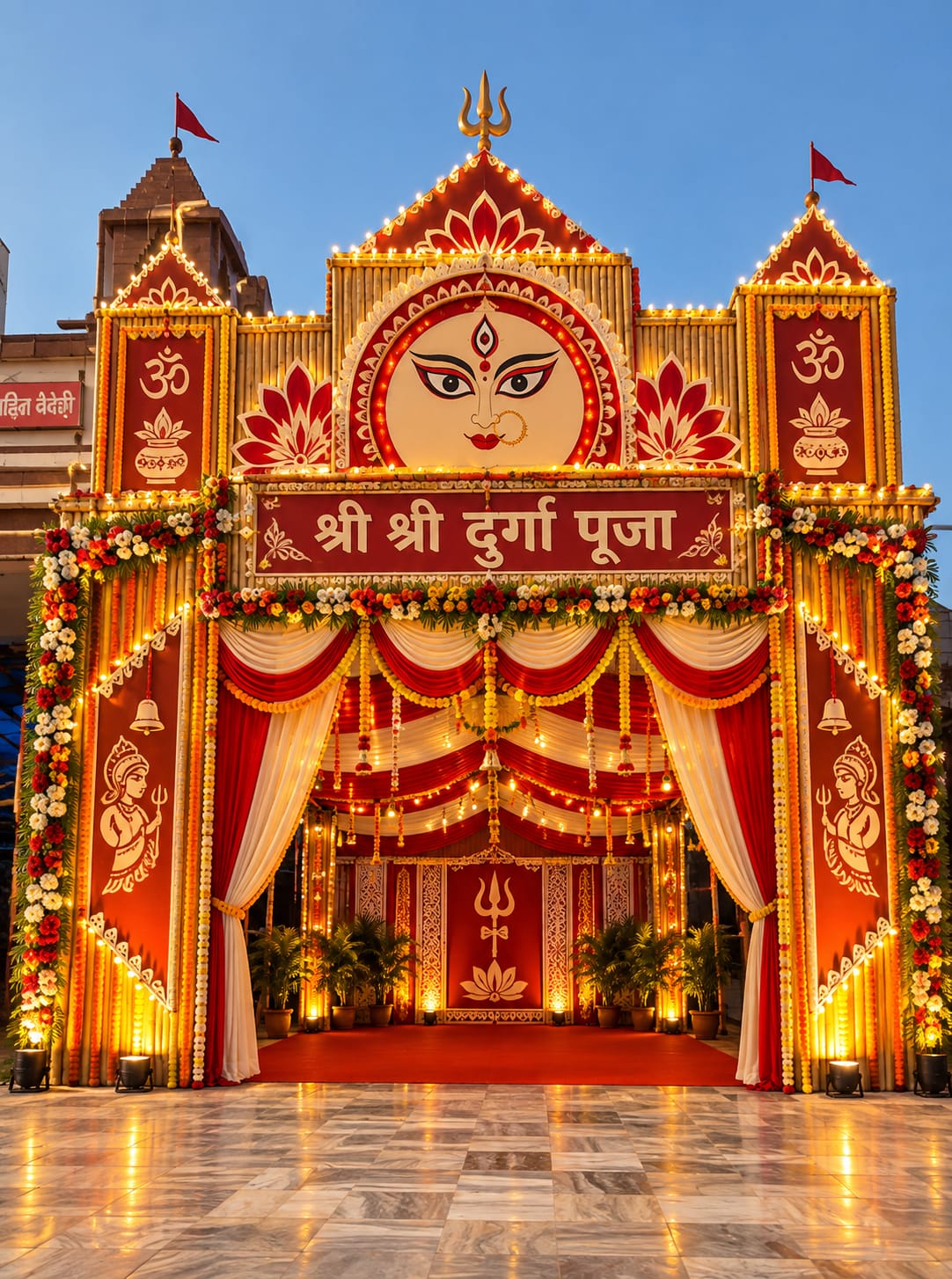 महावीर मंदिर में सजेगा माता का भव्य दरबार